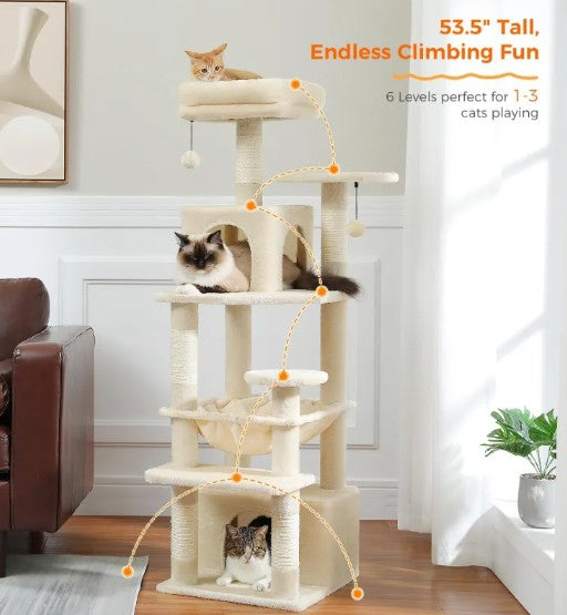 Minimalist MDF Cat Climbing Frame